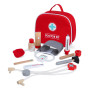 Maletín De Doctor De Madera Edufun Juego Infantil Rojo