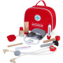 Maletín De Doctor De Madera Edufun Juego Infantil Rojo