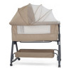 Cuna Colecho Mecedora 2en1 Con Mosquitero Bebesit Beige Liso Beige