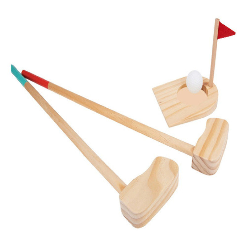 Juego De Golf De Madera Para Exterior Tooky Toy