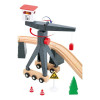 Pista De Tren De Madera Tooky Toy 35 Pzas