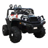 Auto Jeep Doble A Batería 12v Con Control Remoto Bebesit Blanco