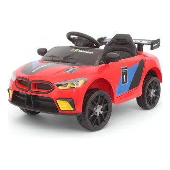 Auto A Batería Racer Gt 6v Luces Led Música Y Control Remoto