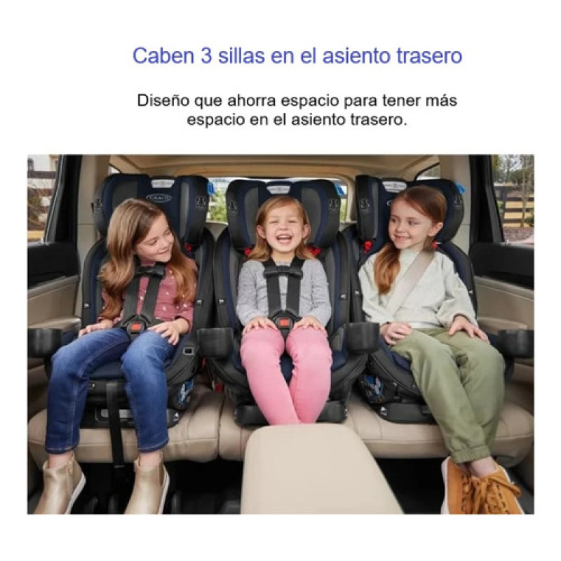 Silla De Auto Graco True3fit Lx 3en1 Color Gris