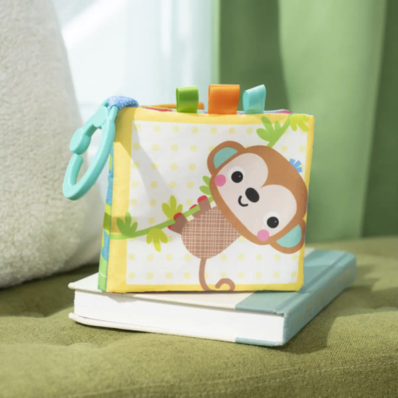 Libro Sensorial Sonajero Safari Bright Starts Para Bebé