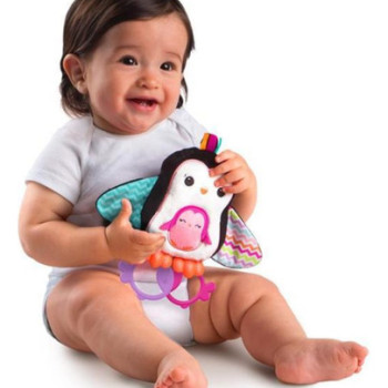 Muñeco Pingüino Con Mordillo Y Texturas Bright Starts