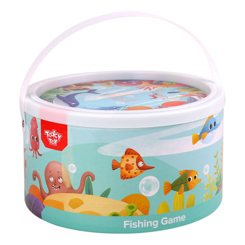 Juego De Pesca Con Puzzle Marino Tooky Toy