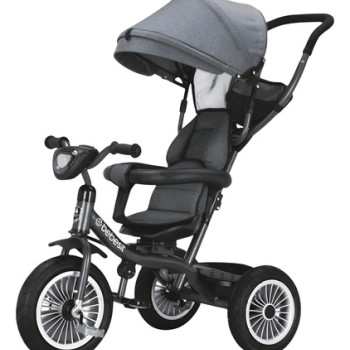 Triciclo 360 Bebesit Asiento Giratorio 3en1 Barra Empuje