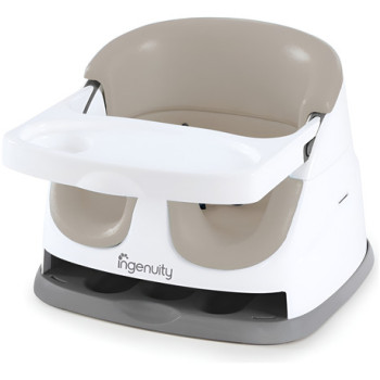 Asiento Elevador Para Silla De Comer 2en1 Ingenuity Beige