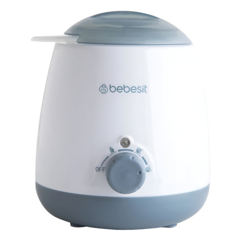 Calienta Biberon Y Esterilizador De Mamaderas 2en1 Bebesit Blanco