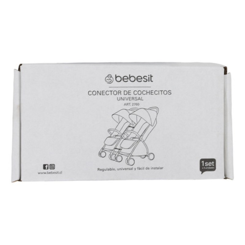 Conectores Coche Universal Convierte 2 Coches En 1 Bebesit
