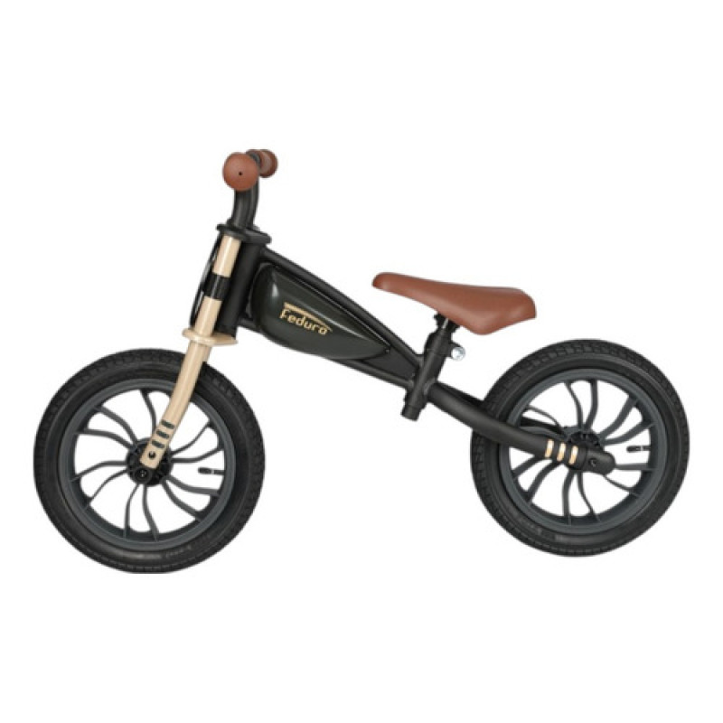 Bicicleta Sin Pedales Qplay Feduro Rodado 12 Dorado