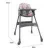 Silla De Comer Bebesit Steps Plegado Ultra Compacto