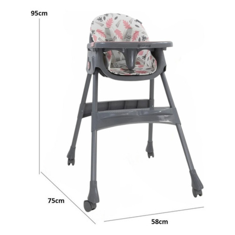 Silla De Comer Bebesit Steps Plegado Ultra Compacto