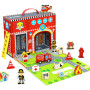 Juguete En Caja Tooky Toy Estacion De Bomberos