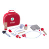 Maletín De Doctor De Madera Edufun Juego Infantil Rojo