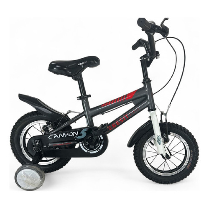 Bicicleta Rodado 12 Frenos V-brake Canyon Bebesit Gris 12