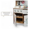 Cocina De Madera Con Accesorios Y Reloj Bebesit Edufun
