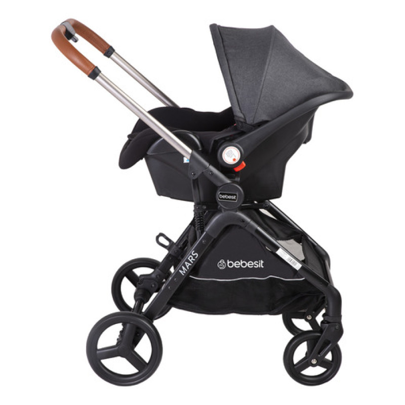 Coche Moisés 3en1 Travel System Cubrepies Bebesit Mars Uv50+
