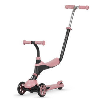 Monopatín Con Altura Ajustable 2en1 Sema Deluxe Qplay Rosa Sema Deluxe
