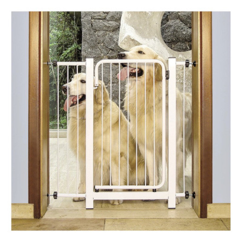Portón De Seguridad Easy Fit Para Niños Y Mascotas Bebesit