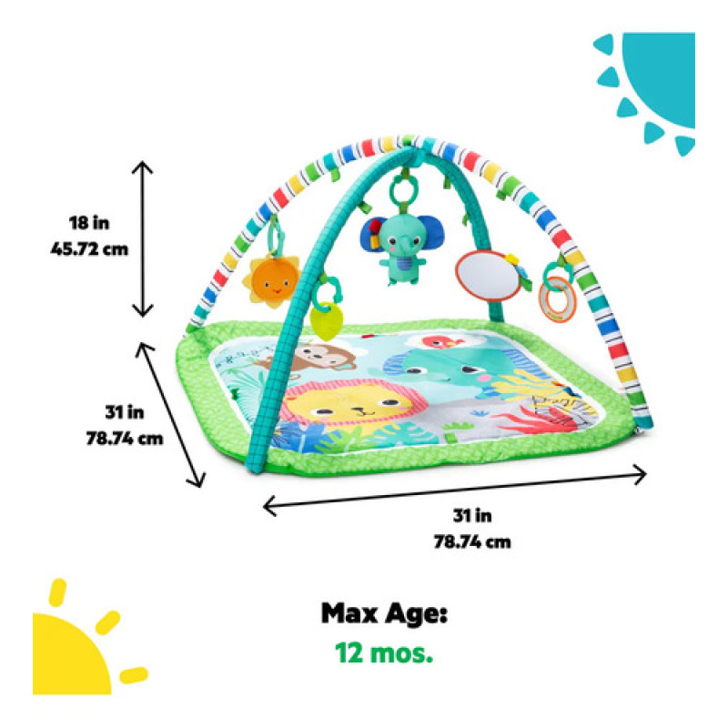 Gimnasio Plegable Con Actividades Para Bebés Bright Starts