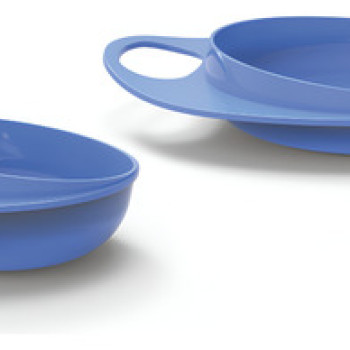 Set Plato Y Bowl Bebé Apto Microondas Libre Bpa