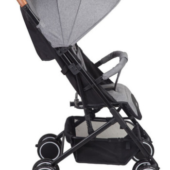 Coche De Paseo Bebesit Sprint Gris Con Chasis Color Negro