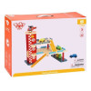Juguete Parking 3 Pisos + Accesorios De Madera Tooky Toy
