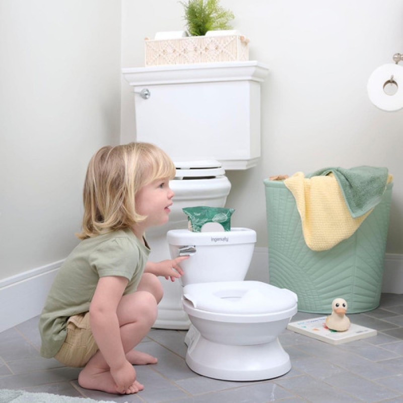 Entrenador De Baño My Size Potty Pro Hasta 23 Kg Blanco Lisa
