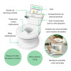 Entrenador De Baño My Size Potty Pro Hasta 23 Kg Blanco Lisa