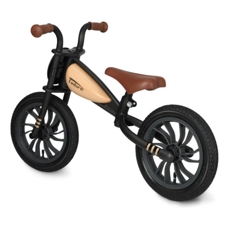 Bicicleta Sin Pedales Qplay Feduro Rodado 12 Beige