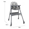 Silla De Comer Bebesit Steps Plegado Ultra Compacto