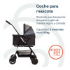 Carro Coche Plegable Para Perros Gatos Beepet Gris