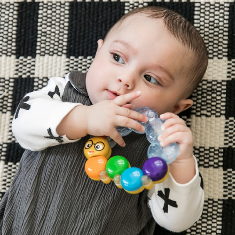 Mordillo Agua Enfriamiento Baby Einstein Teether-pillar 3m+