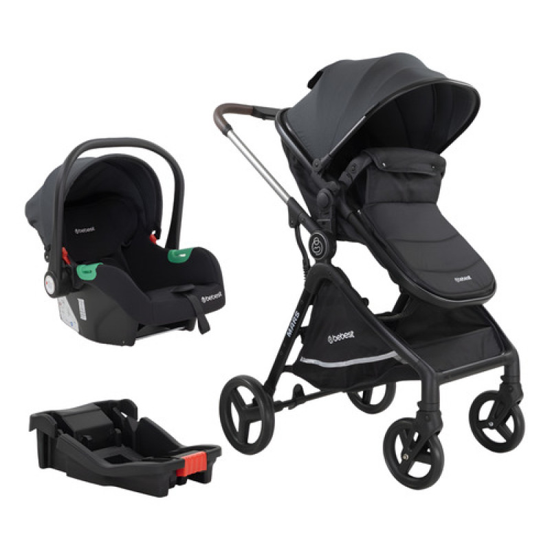 Coche Moisés 3en1 Travel System Cubrepies Bebesit Mars Uv50+