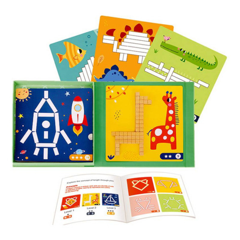 Juego De Palitos De Madera Tooky Toy